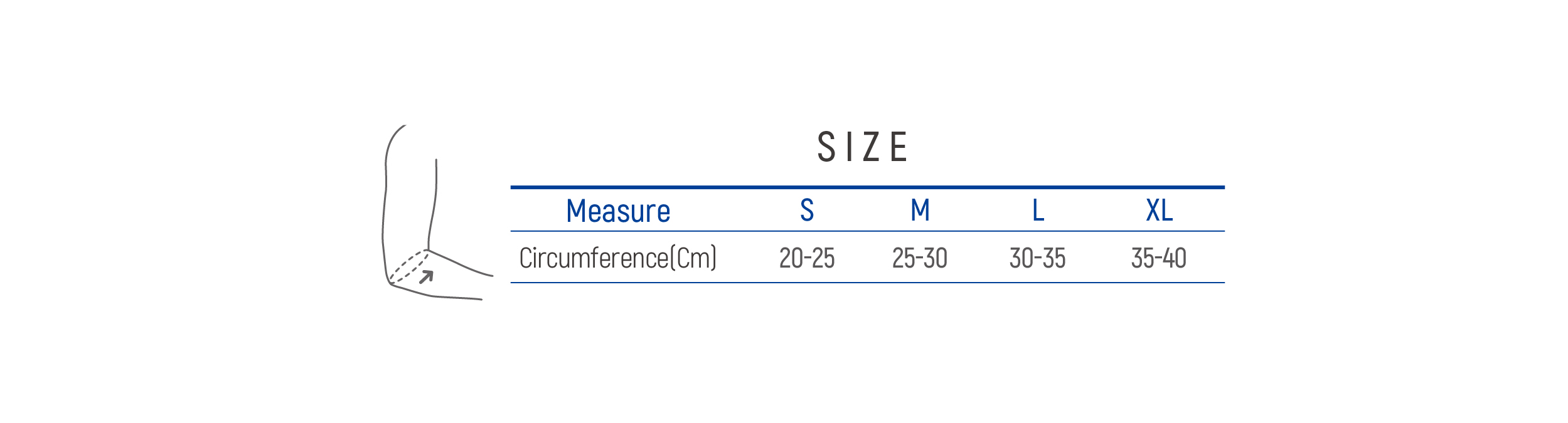DR-E015 Size table image