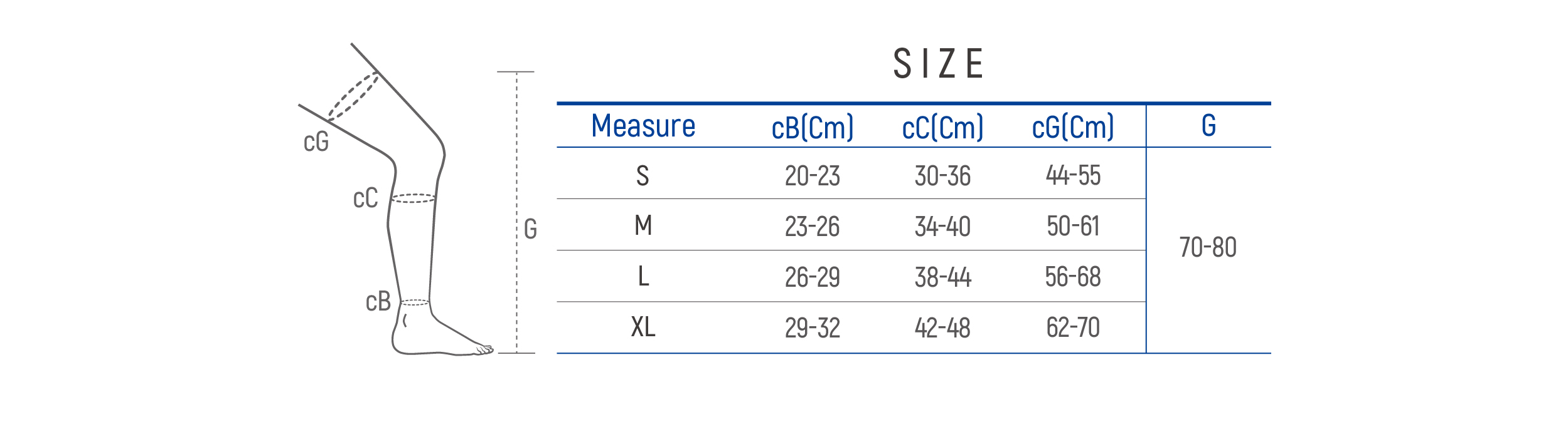 DR-A061-1 Size table image