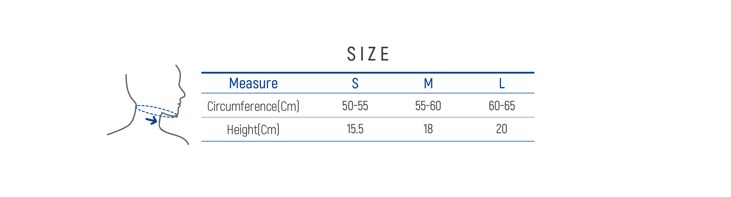 DR-123-1 Size table image