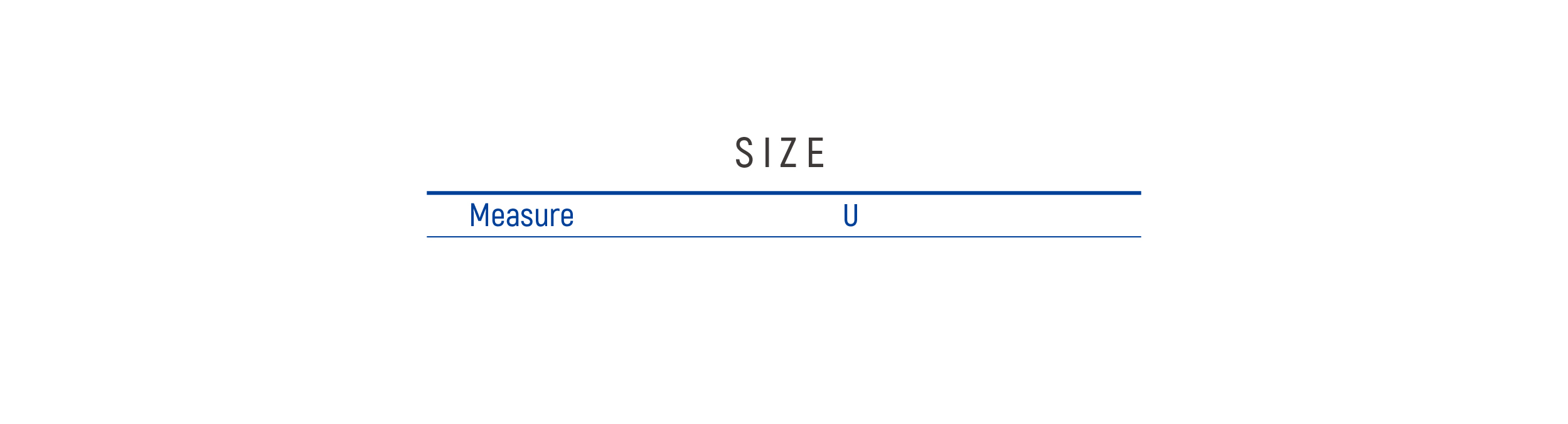 DR-E008 Size table image